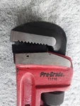 Pro-grade 11718 In. Heavy Duty Pipe Wrench. Fixed Price $8.70.