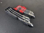 #BO137 Mac Tools SRWF28PTB 12 Point Sae Flexible Head Ratcheting Wrench Set. Fixed Price $159.95.