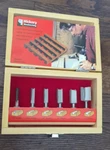 Piece Router Bit Set Hickory RBK1026 Woodworking 1/4-3/4" Straight Box. Fixed Price $16.99.