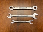 Craftsman Wrenches 1/2, 9/16, 3/4, 5/8, Racheting Series Usa Vtg. Fixed Price $28.85.