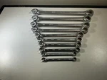 Vintage 10 Pcs Bonney Line Flare Nut Combination Wrench Set 12PT Sae. Fixed Price $145.00.