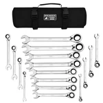 Jaeger 16PC Mm/metric Reversible Ratcheting Combination Wrench Set Bear Keeper. Fixed Price $151.71.