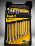 Dewalt 10 Piece Metric Combination Wrench Set DWMT72166. Fixed Price $52.25.