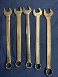 Snap-on Pc- 12PT Sae Combination Wrench Set 1/2 To 11/16 Vintage OEXH22. Fixed Price $50.00.