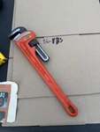 Ridgid 31025 Model 18-NCH Multi-sided Secure Grip Straight Pipe Wrench. Fixed Price $35.00.