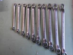 Wright Tool Box Wrench 10 Pcs Set- 12 Point Offset 5/16" 7/8". Fixed Price $250.00.