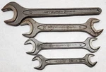 Netsuren Set Of 4 Machinist Wrenches Made Japan. Fixed Price $55.00.