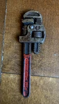 Vintage 8" Globemaster Monkey Pipe Wrench Made Spain. Fixed Price $9.99.