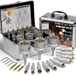 20 Carbide Hole Saw Kit 1/2 1/8IN Tct Metal Cutter Drill Set Box. Fixed Price $70.97.