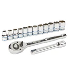 Klutch 1/2IN.-DRIVE Socket Set, Metric, 14-PC.. Fixed Price $41.99.