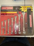 Sears Craftsman Usa Nos Rare 7PC Sae Combination Wrench Set Pouch 10239 Bonus. Fixed Price $40.00.