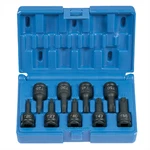 Grey Pneumatic 1200T 9-PIECE 3/8" Drive Internal Star Impact Socket Set. Fixed Price $80.46.