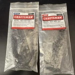 Craftsman 946696 And 946677 Packets / 20-PC Each Hex Key Set Metric Sae. Fixed Price $25.00.