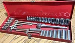 Williams Tools 3/8 Socket Set General Service Extension Breaker Bar Lot Box. Fixed Price $380.00.