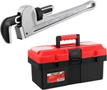 Maxpower Pipe Wrench 14 Inch And Small Tool Box. Fixed Price $74.43.