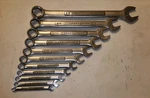 Craftsman 11PC Sae Combination Wrench Set Point 6PT 1/4"-7/8" Va Usa. Fixed Price $150.00.