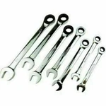 Mechanics 7 Piece Standard Chrome Vanadium Steel Ratcheting Wrench Tool Set. Fixed Price $28.80.