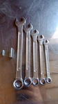 5PC Piece Standard Combination Wrench Set Dropped Forged Sizes 17,14,12,10,8. Fixed Price $19.99.