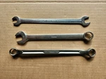 Lot Of (3) Vintage Snap-on & Bluepoint Wrenches 1/2" 9/16" 5/8" 11/16". Fixed Price $22.00.