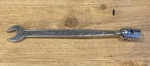 Vintage Snap-on FHO18 9/16" 12 Point Sae Swivel Flex Head Open /end Wrench. Fixed Price $24.99.