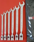 Craftsman 9- 4255 Usa -v- 6PC Sae Flex Head Socket Saltus Wrench Set 12PT Point. Fixed Price $194.00.