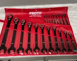 Proto JSCV-20S Ratchet Wrench Set Piece Black Chrome Reversible. Fixed Price $700.00.