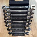 Craftsman 8PC Sae Heavy Duty Ratcheting Wrench Set 42444 -va- Usa 5/16-3/4. Fixed Price $99.00.