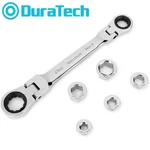 Duratech Flex-head Double Box End Ratcheting Wrench Set 7-IN-1 Metric. Fixed Price $17.59.