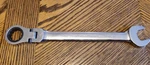 New!! 19MM Flex Head Ratchet Gearwrnch, Pt# EHT9919. Fixed Price $17.99.