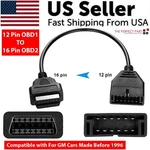 12 Pin OBD1 16 OBD2 Convertor Adapter Cable For Gm Diagnostic Scanner Us. Fixed Price $8.89.