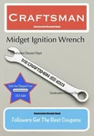 Craftsman 7/32" In. Midget Ignition Combination Wrench 42323. Fixed Price $7.96.