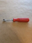 Mac Tools 3/8" 12PT Sae Box End Wrench Red Comfort Grip Handle Usa BOPA122. Fixed Price $40.00.