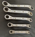 Pittsburgh 5 Piece Offset Reversible Ratcheting Box Wrench. Fixed Price $20.69.