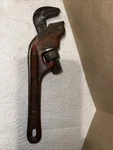 Vintage Ridgid The Ridge Tool Co. E8 8" Offset Pipe Wrench Made Usa. Fixed Price $25.00.