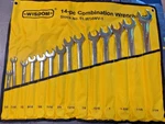 Wisdom 01-W14WV-1 14PC Sae Long Pattern Combination Wrench Set (3/8"-1-1/4"). Fixed Price $99.95.