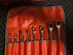 Snap On Tools Nice 8 Pc .metric Short Offset Double Wrench 12PT Boxed. Fixed Price $239.99.