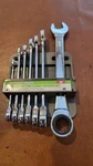 Pittsburgh 7PC Sae Ratcheting Combo Wrench Set -triple Chrome Plated- #96654. Fixed Price $12.95.