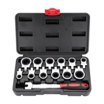 Flex Ratcheting Wrench Set 8-19MM Interchangeable Heads. Fixed Price $38.99.