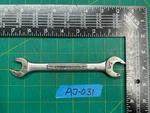 Vintage 7" Craftsman V-44592 5/8" X 9/16" Double Open End Wrench Forged Usa. Fixed Price $12.99.