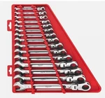 Milwaukee Ratcheting Combination Wrench Set 15 Piece Sae Flex Head 48-22-9413. Fixed Price $217.99.