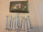 Vtg Craftsman Ignition Wrench Set 9-43441 10 Piece Sae Combination Made Usa. Fixed Price $14.99.