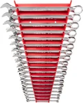 Combination Wrench Set, 19-PIECE (6-24 Mm) Rack Tekton WCB91202. Fixed Price $125.99.