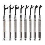 Moody Tool 58-0151 Open End Wrench Set, 30 Deg, 5/64-5/16, 8PC. Fixed Price $40.75.