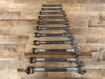 Craftsman Sae 11PC Combination Wrench Set 1/4"-7/8 12 Pt Usa Automotive Tools. Fixed Price $59.99.