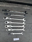 Rare Sears Craftsman Usa Nos 7PC Locking Flex Ratcheting Wrench Set 42401 Metric. Fixed Price $299.00.