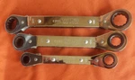 New Craftsman USA-3-PC Offset Box-end Ratcheting Wrench Metric 12 Point. Fixed Price $37.50.