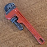 The Ridge Tool Co Ridgid 6" Adj Pipe Wrench Usa Heavy Duty Cast Iron 1 Opening. Fixed Price $24.90.