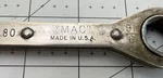 Mac Tools RW-80 1/4" Box End 9/16" Pt. Ratcheting Refrigeration Wrench. Fixed Price $12.00.
