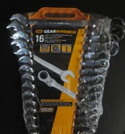 Gearwrench 16 Piece Flex Head Combination Ratcheting Set Metric - KD9902. Fixed Price $299.99.