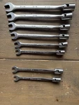 Sk Tools Usa 6PC Sae 7/16-3/4 Flex Head Combination Wrench Set With 10-11 Mm. Fixed Price $146.22.